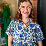 Fancy Floral Print Top