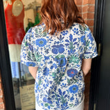 Fancy Floral Print Top