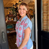 Nellie Embroidered Top