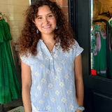 Maxine Embroidered Top
