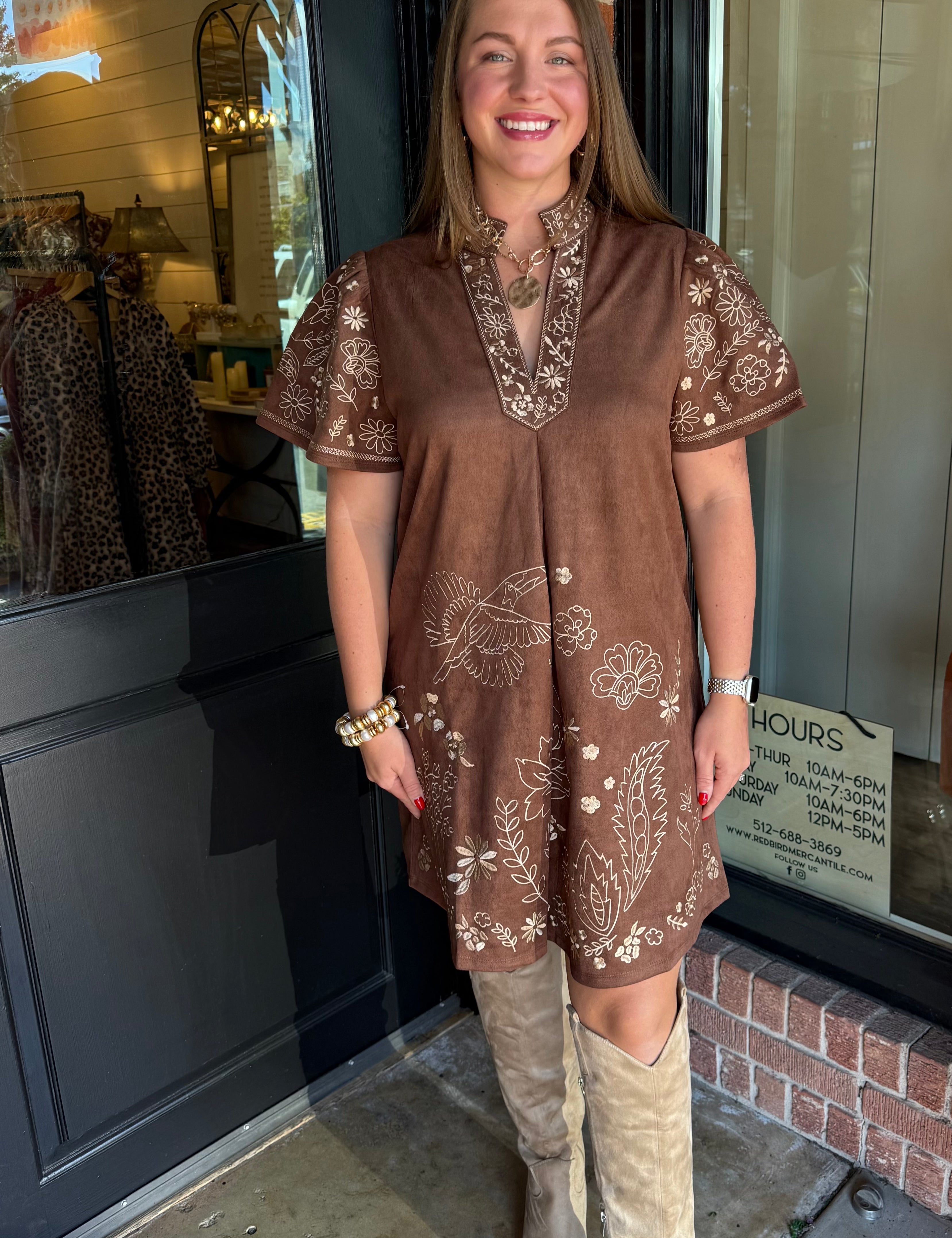 Taylor Embroidered Dress