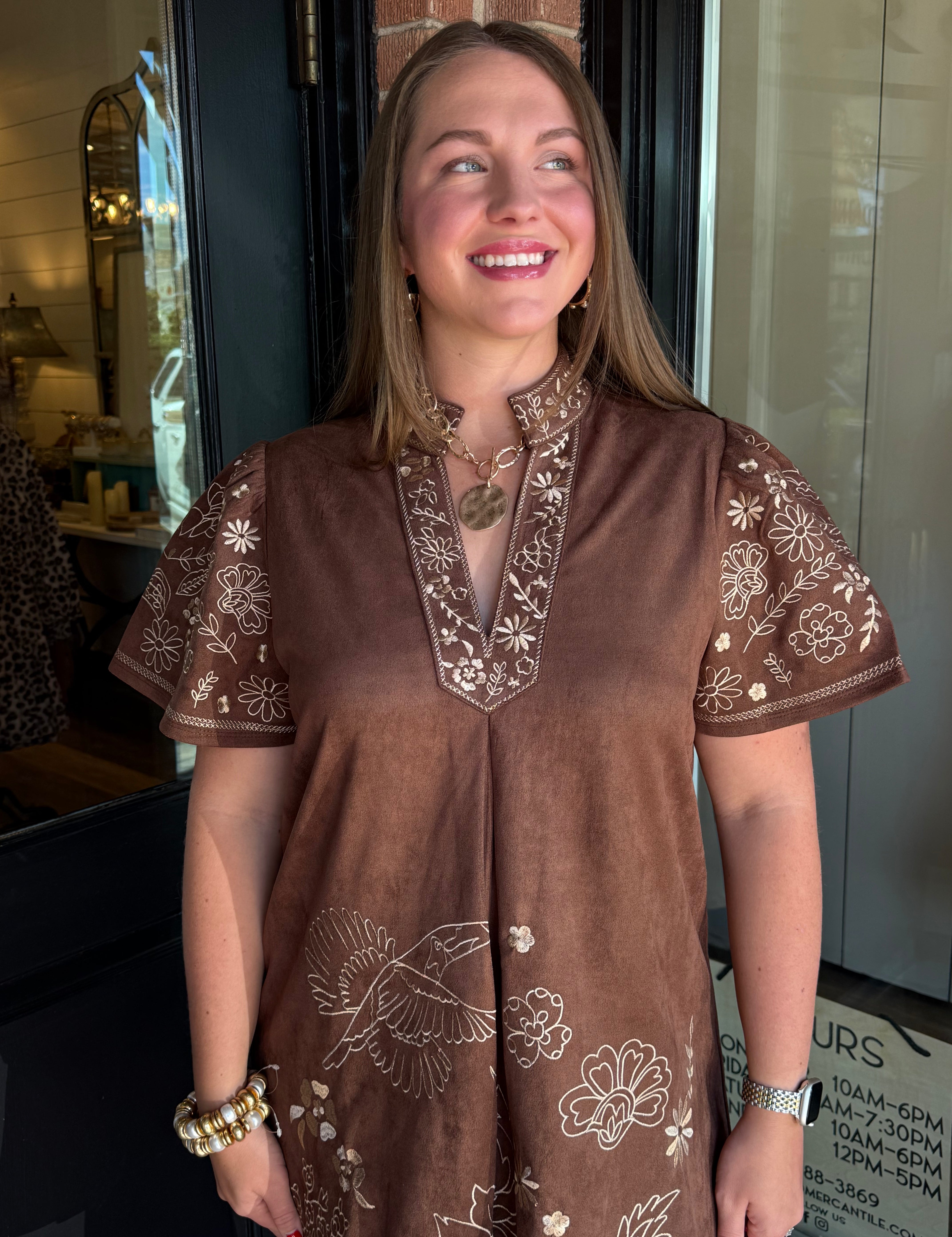Taylor Embroidered Dress