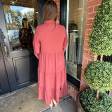 Aurora Button Up Maxi Dress