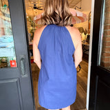 Eliza Embroidered Mini Dress