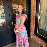 Julia Floral Maxi Dress