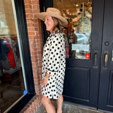 Susan Polka Dot Mini Dress
