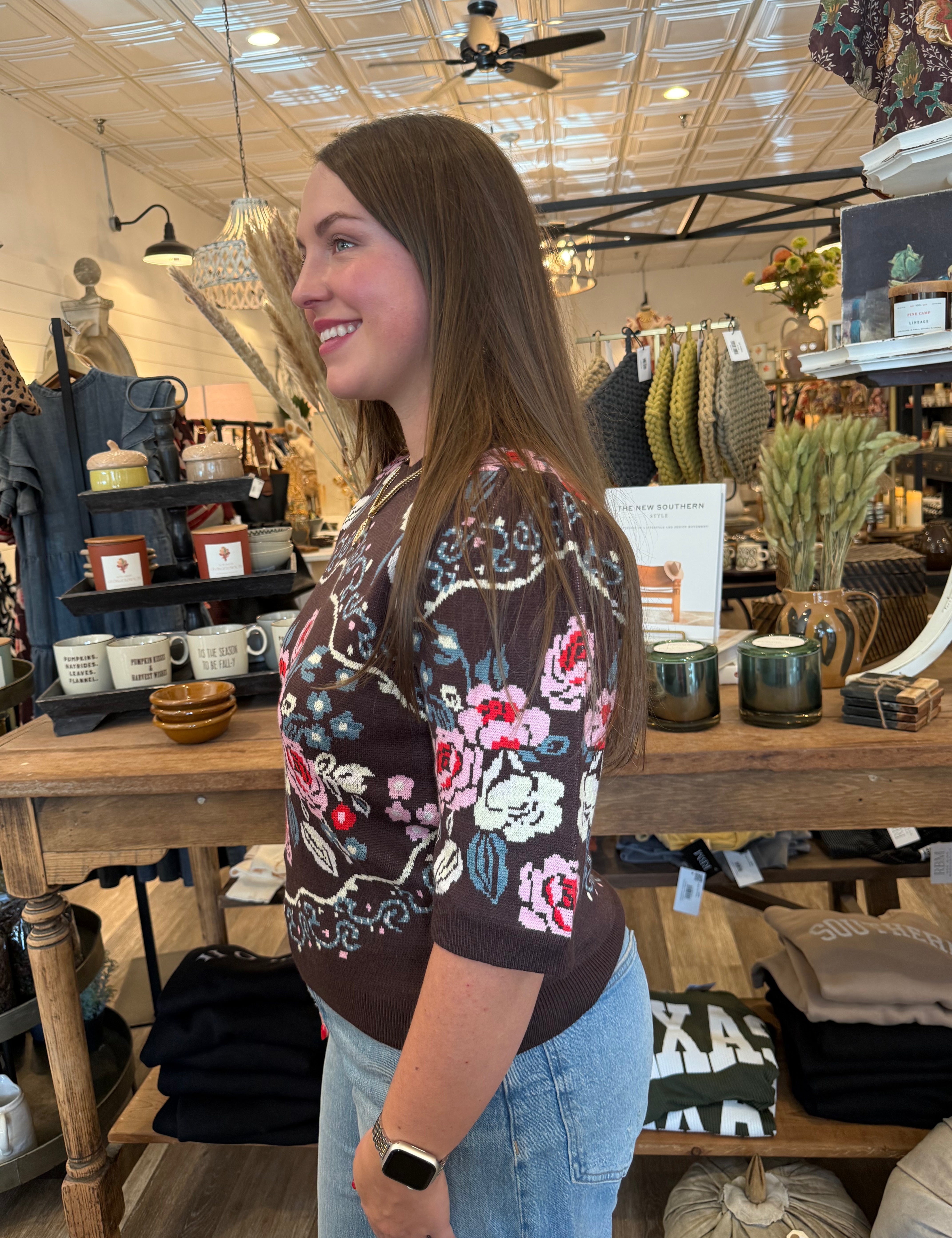 Stella Floral Sweater