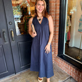 Claire Collared Maxi Dress
