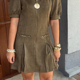 Angelica Suede Dress