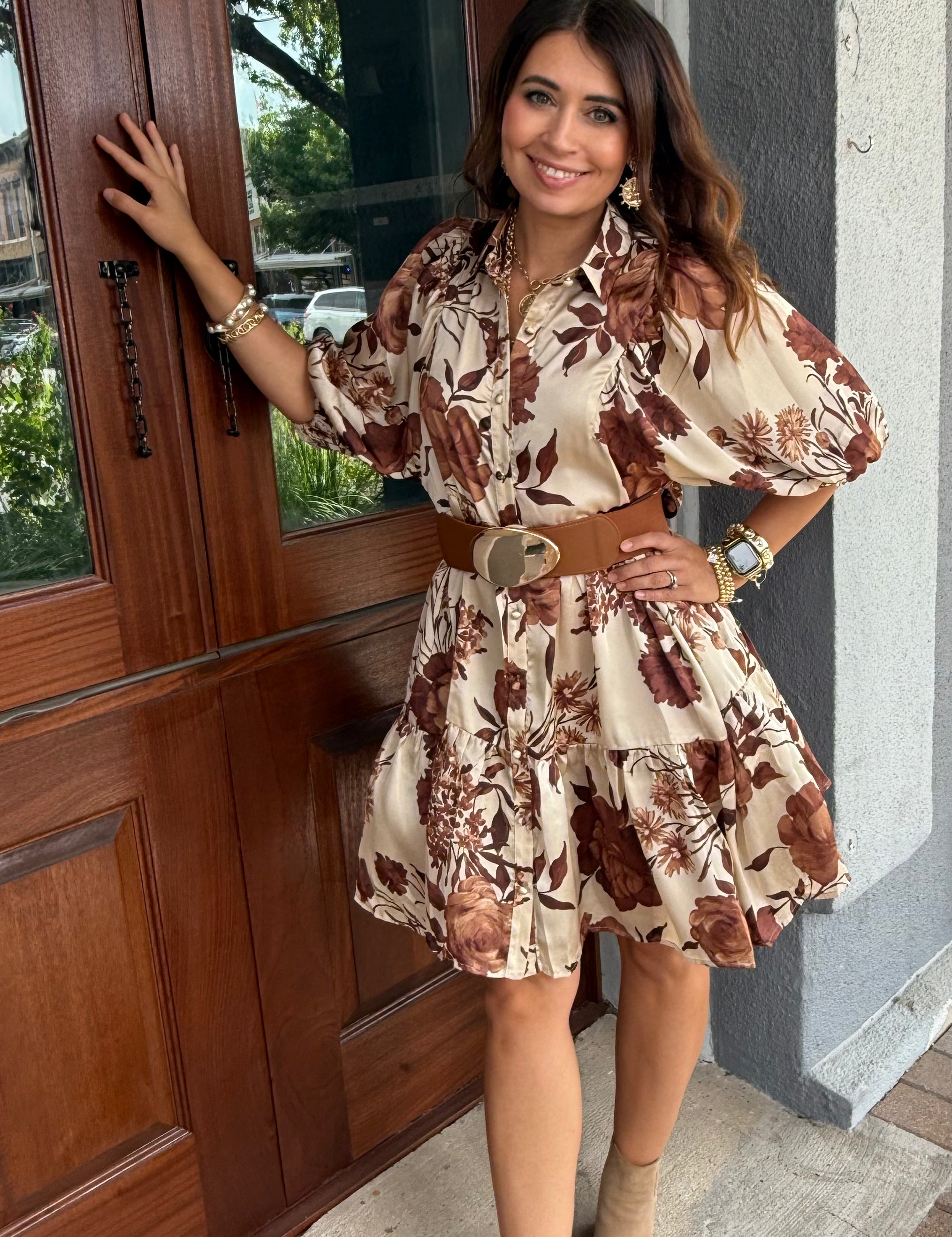 Kay Fall Floral Dress