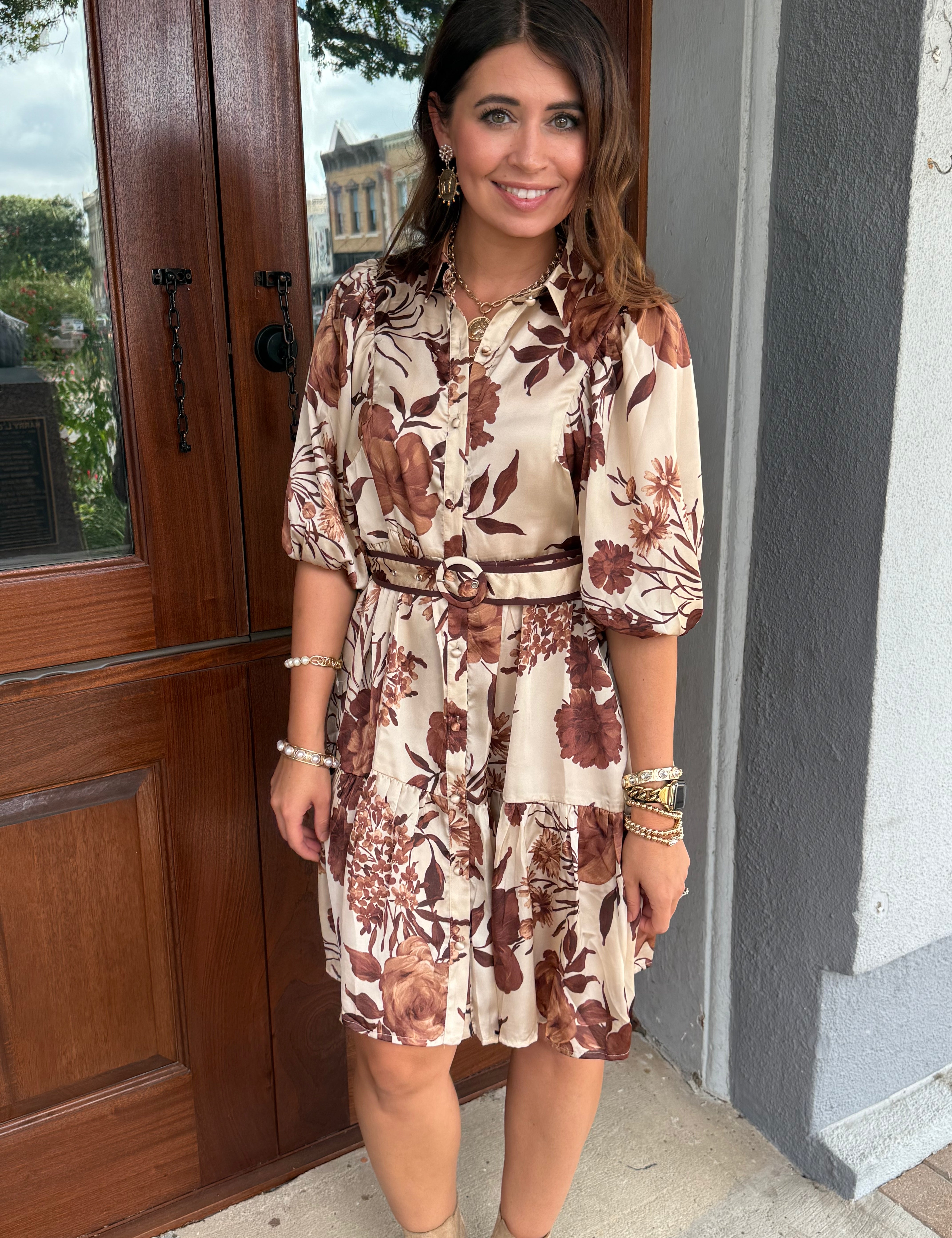 Kay Fall Floral Dress