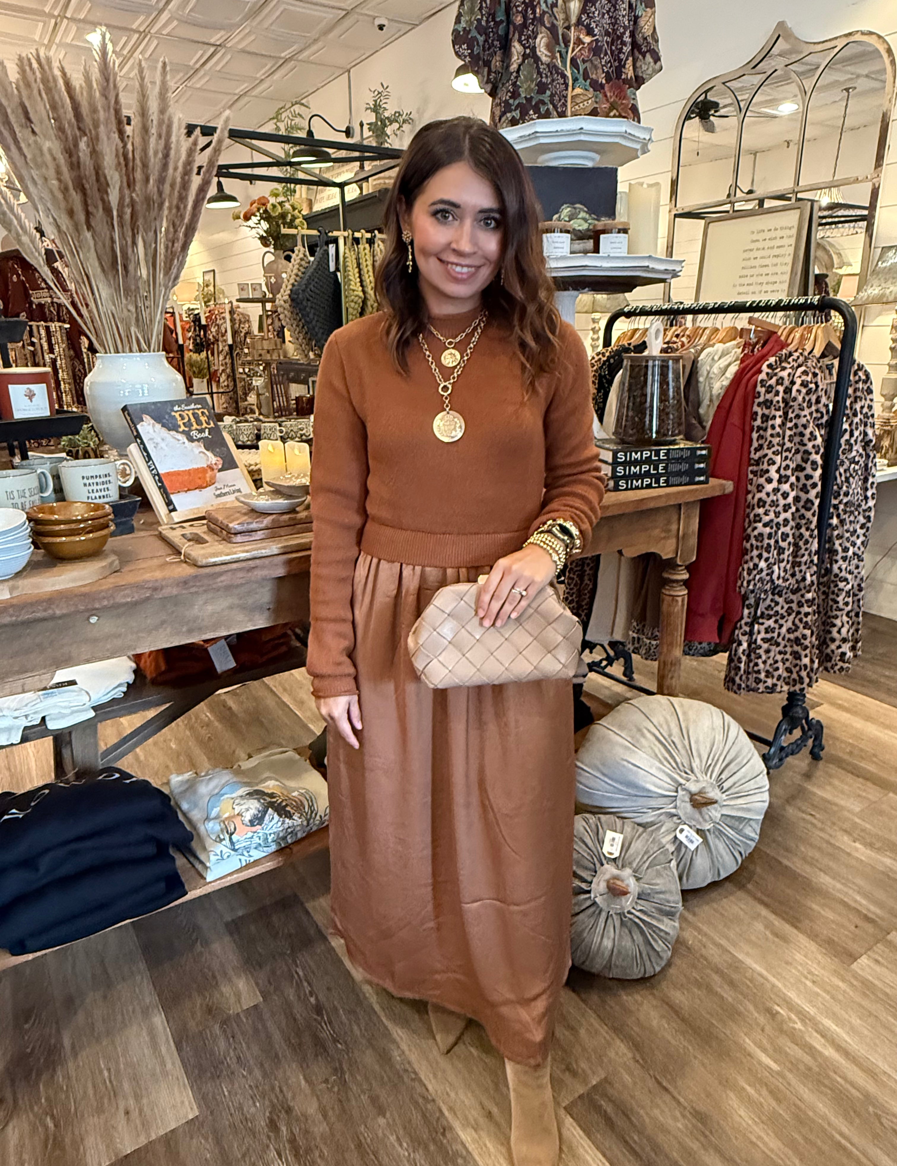 Ember Knit Top Maxi Dress