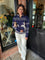Shania Horse Knit Half-Zip Sweater