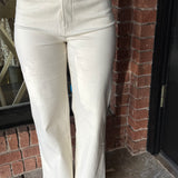 Natalia Straight Leg Cotton Pants