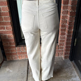 Natalia Straight Leg Cotton Pants