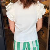 Staci Ruffle Knit Top