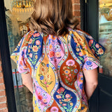 Dixie Floral Pattern Top