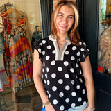 Tatum Polka Dot Blouses