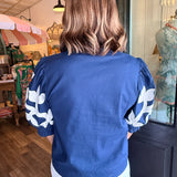 Pamela Embroidered Puff Sleeve Top