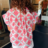 Rebecca Pleated Top