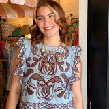 Nancy Embroidered Top
