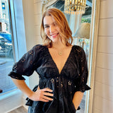 Hazle Eyelet Top