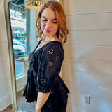 Hazle Eyelet Top