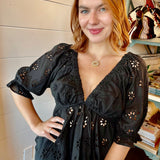 Hazle Eyelet Top