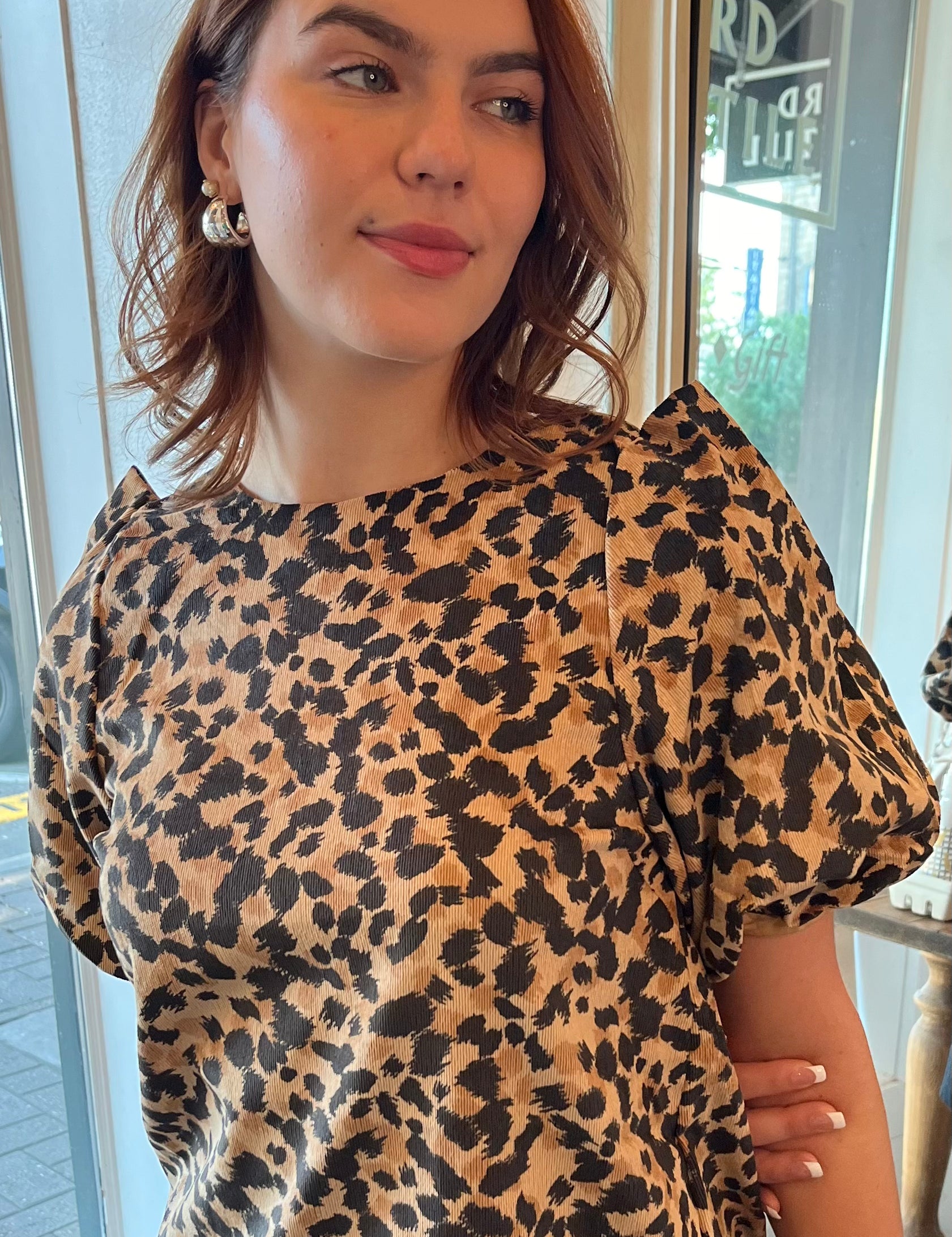 Lilly Leopard Print Top