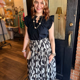 Nanette Pattern Maxi Skirt