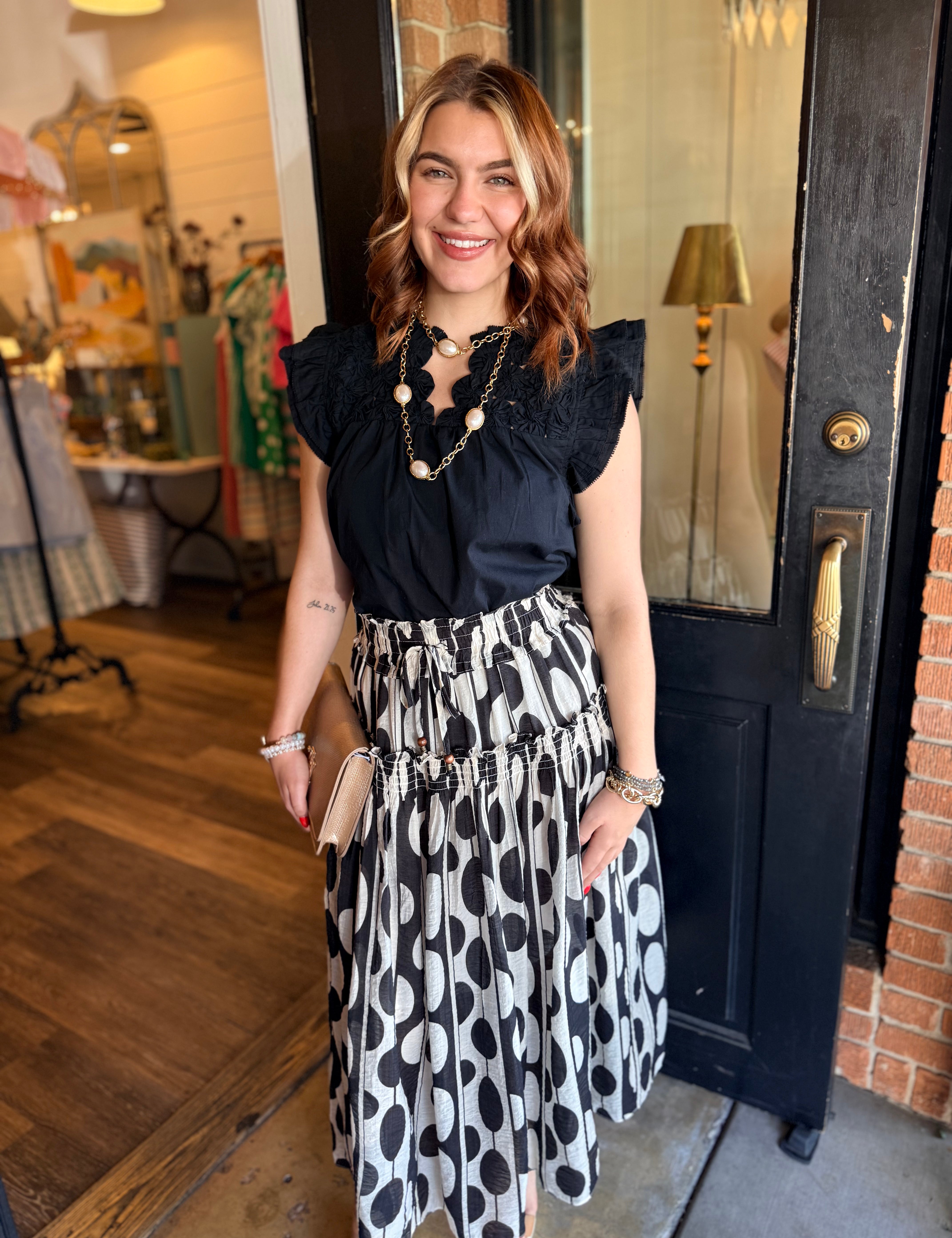 Nanette Pattern Maxi Skirt