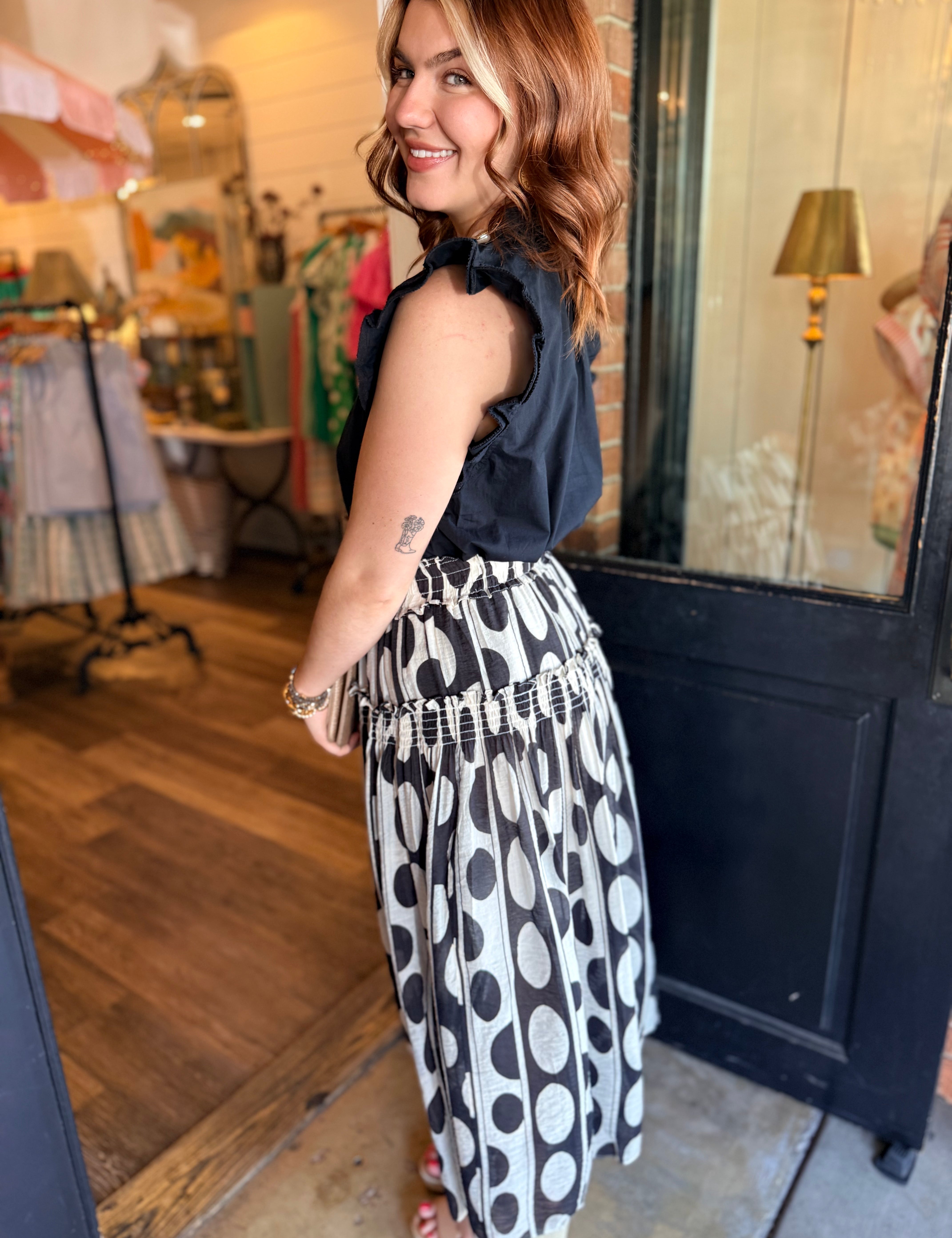 Nanette Pattern Maxi Skirt