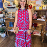 Celine Floral Midi Dress