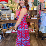 Celine Floral Midi Dress