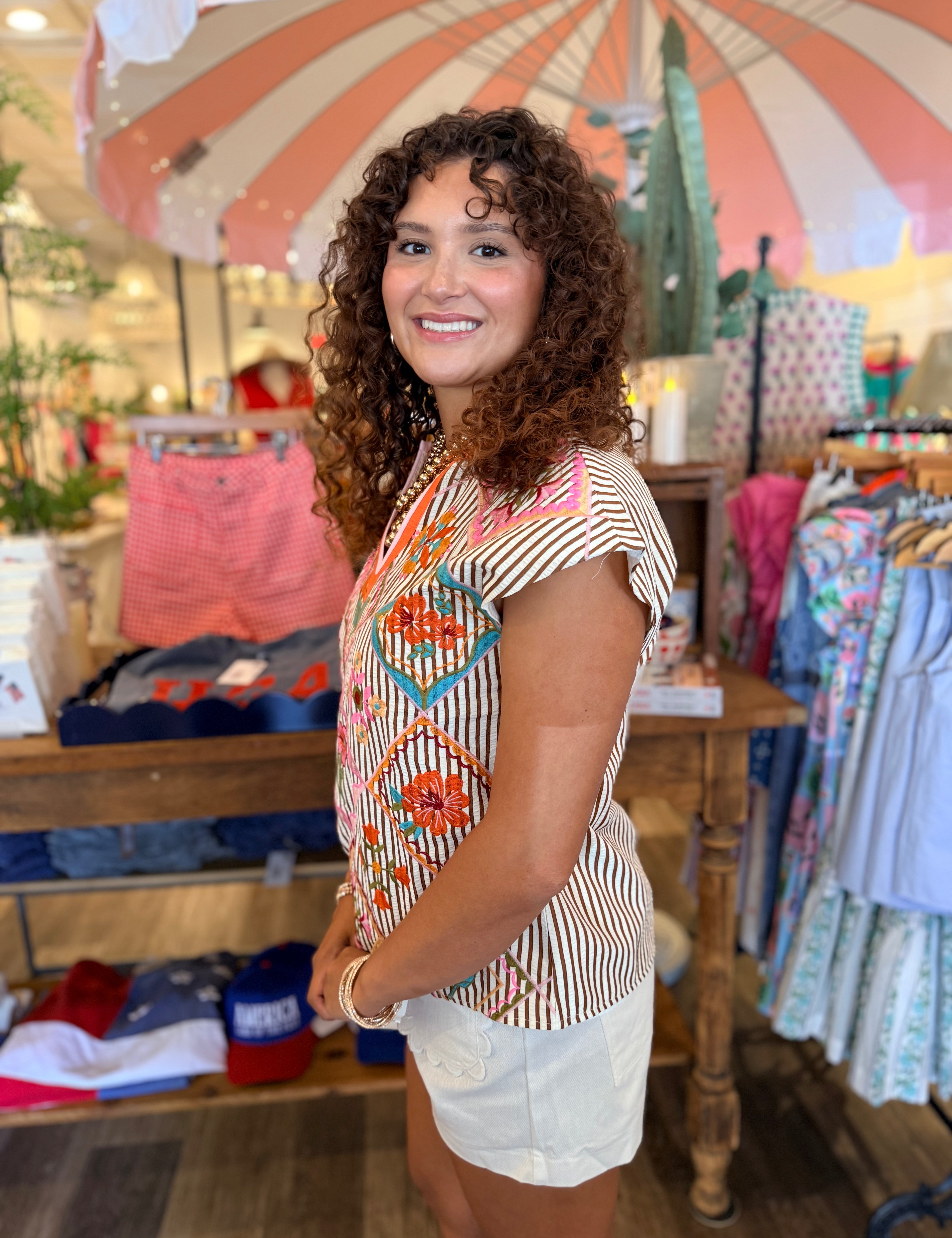 Julia Striped Top
