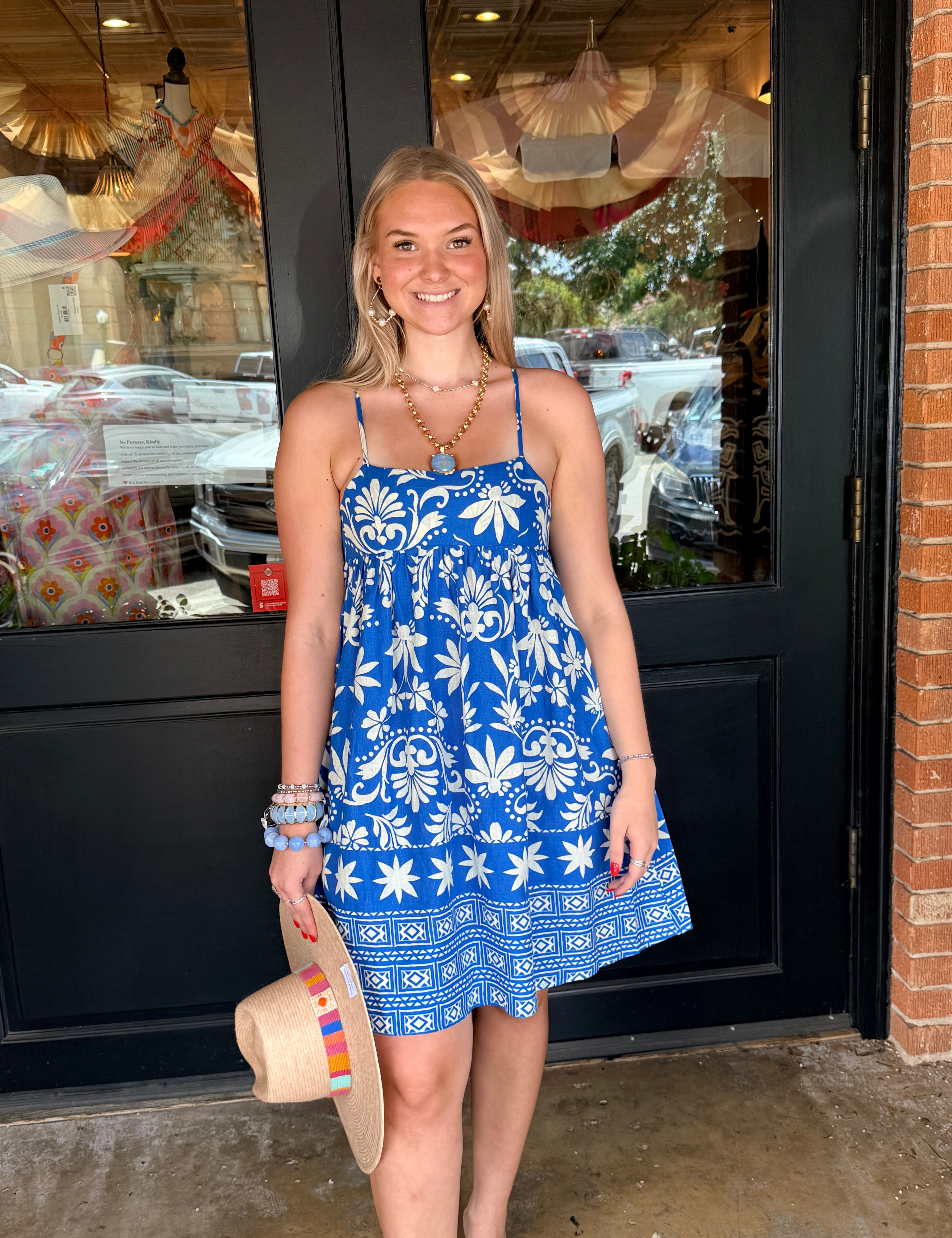 Devin Tropical Mini Dress