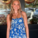 Devin Tropical Mini Dress