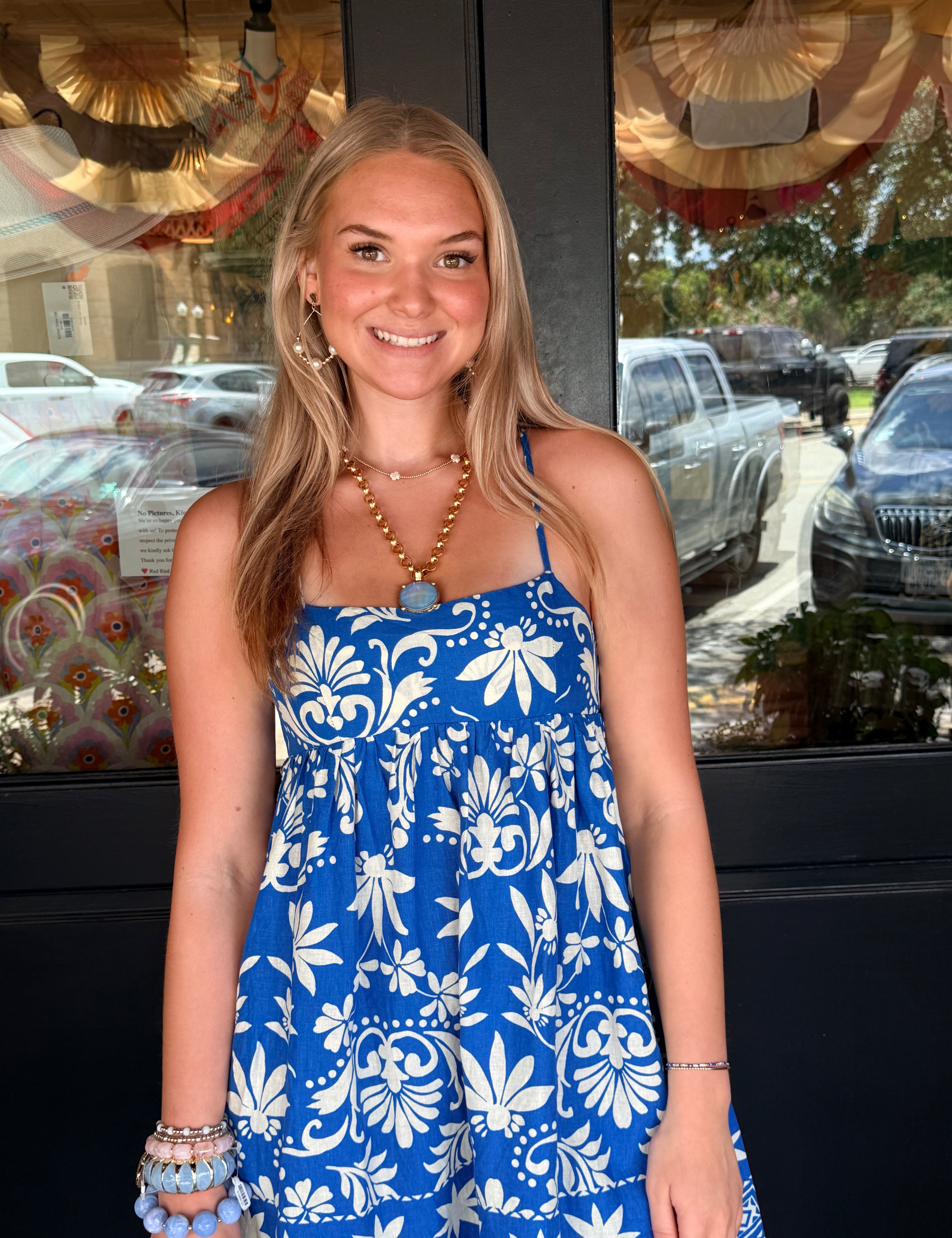 Devin Tropical Mini Dress