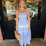 Desiree Strapless Midi Dress