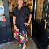 Valerie Button Down Midi Dress