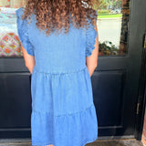Reyna Ruffle Tiered Mini Dress