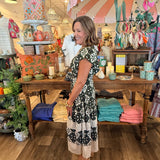 Trina Boho Midi Dress