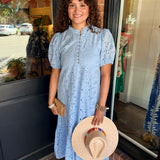 Sonja Eyelet Midi Dress
