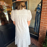 Sonja Eyelet Midi Dress