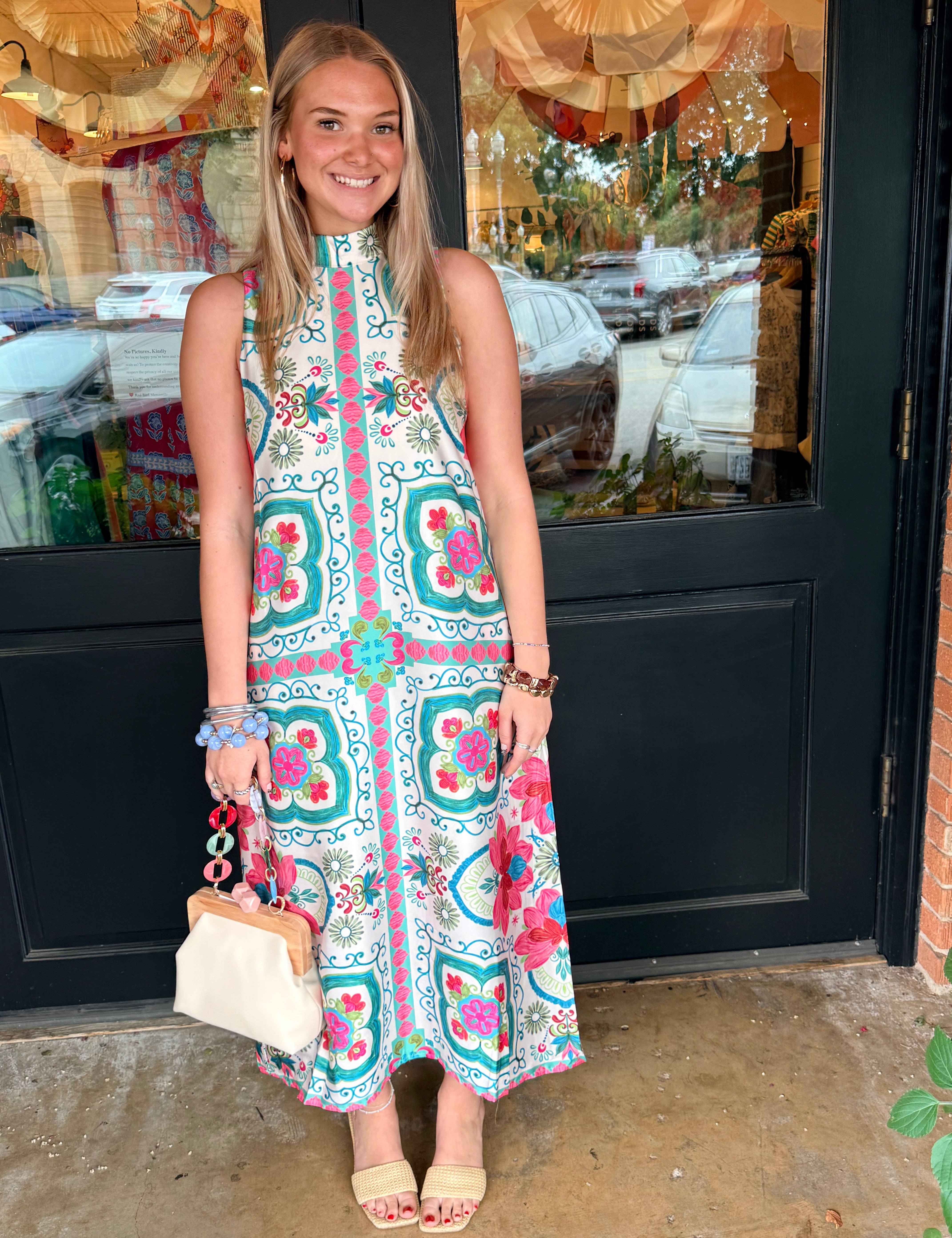 Taylor Satin Maxi Dress