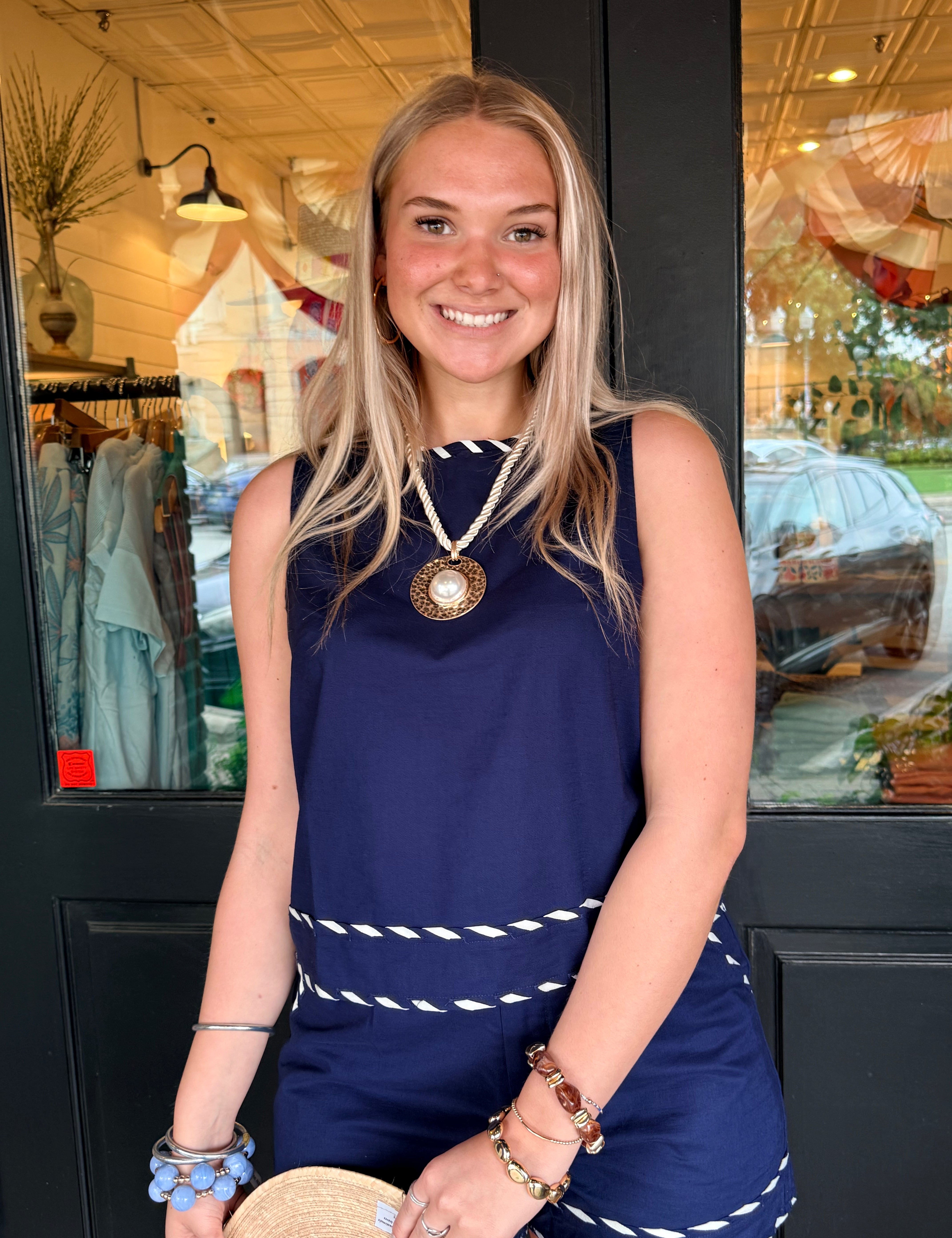 Scout Navy Top + Short Set