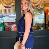 Scout Navy Top + Short Set