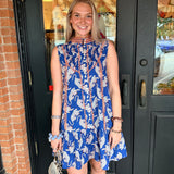 Anne Tiger Button Dress