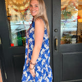 Anne Tiger Button Dress
