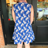 Anne Tiger Button Dress